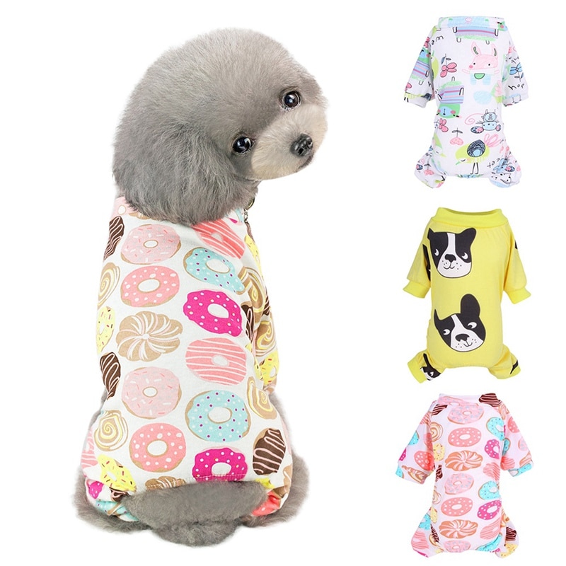 Pet Dog Jumpsuits Pet Pajamas Clothing For Dogs Rompers Cotton Pet Dog Clothes For Dogs Jacket Chihuahua Yorkshire hotPara Perro