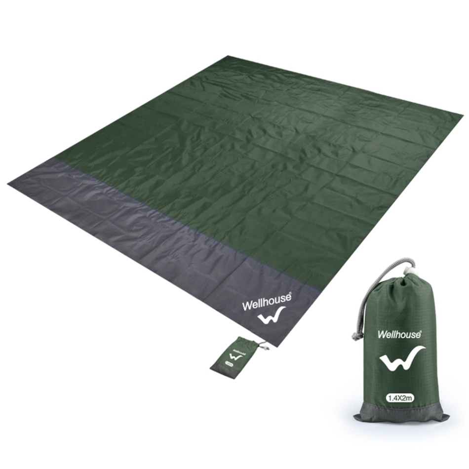 Camping Mat Strand Deken Outdoor Draagbare Picknick Mat Camping Mat Matras Outdoor Camping Picknick Mat Deken: Army Green / M