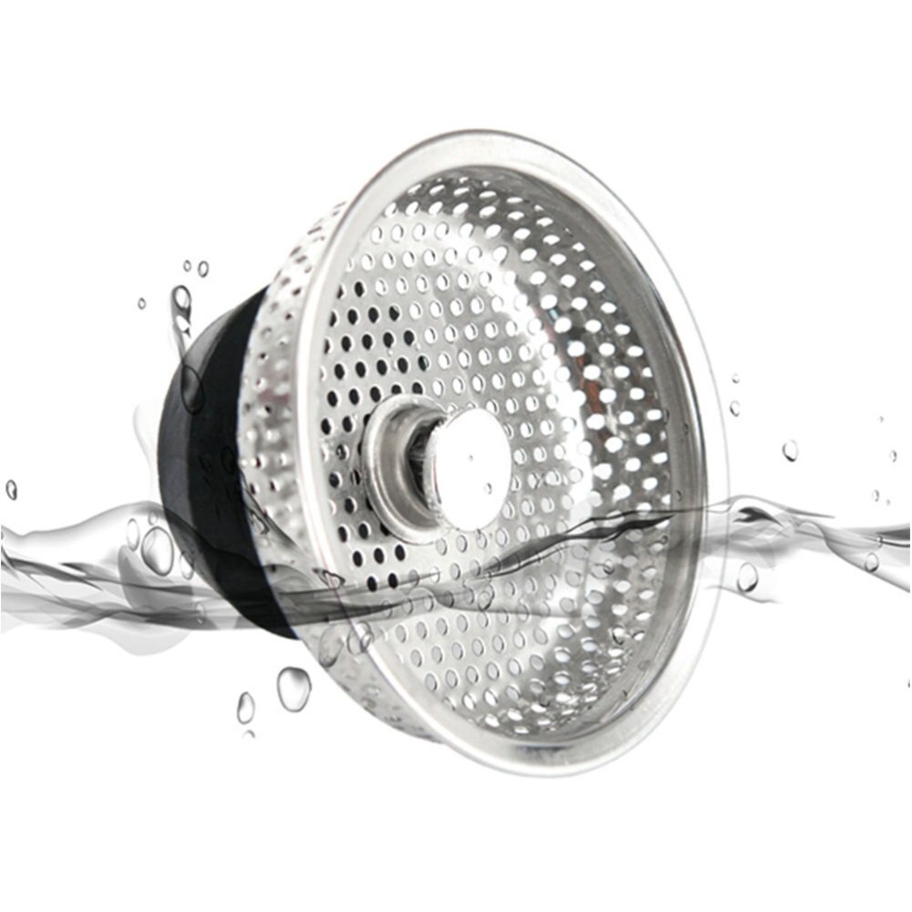 Rvs Spoelbak Zeef Riool Mesh Gaten Afvoer Filter Wastafel Vuilnis Filter Val Zeef