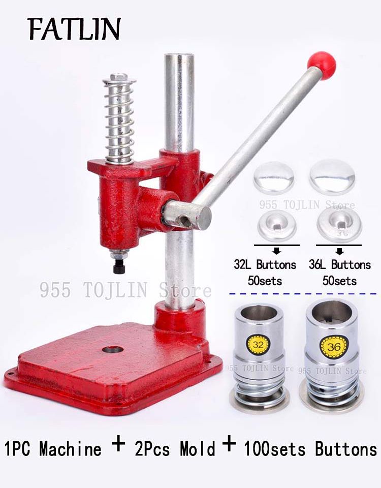 Outil de fabrication de boutons en tissu, boutons faits à la main pour vêtements et pièces de machines: 1Machine2Mold