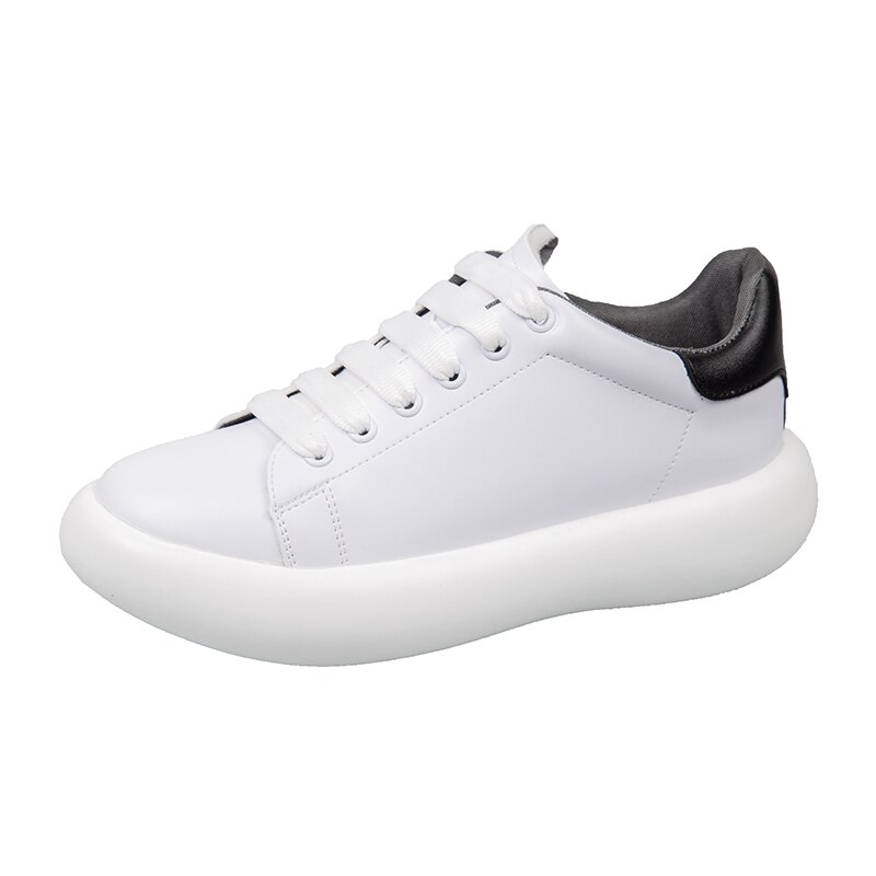 Tenis feminino kvinner tennissko zapatos tenis mujer hvite sneakers tenis blancos dame utendørs jogging sportssko 7: Hvit 1 / 6