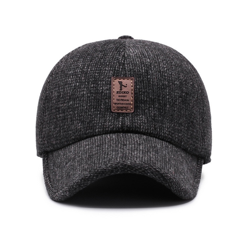 Winter Baseball Cap Voor Mannen Vrouwen Met Oorkleppen Warme Muts Dikker Snapback Cap Mannen Vader Hoeden Gehoorbescherming Pet