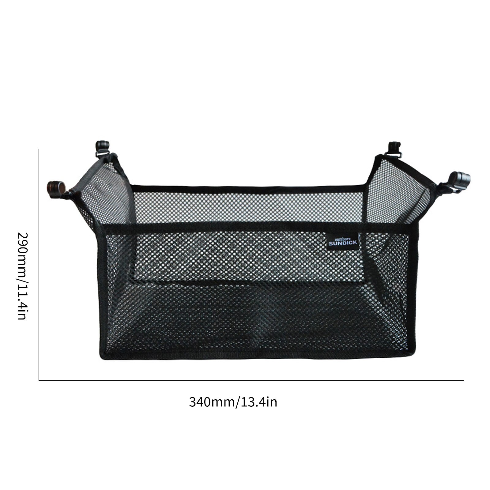 Outdoor Folding Table Net Bag Fine-Knitted Thick Net Storage Bag under Desk, Portable Lightweight Foldable Desk Bag