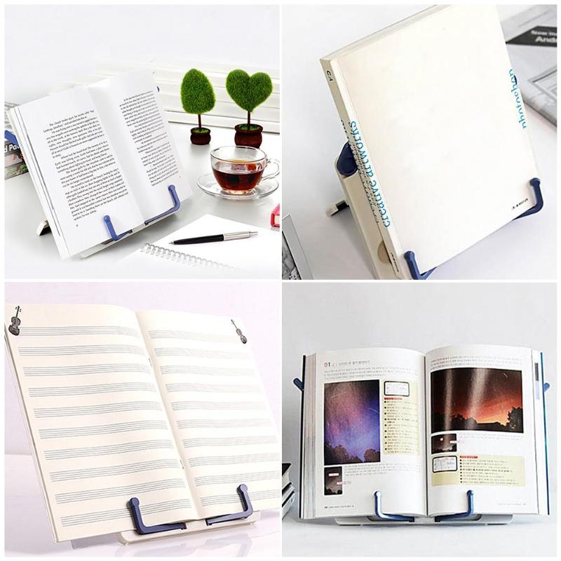Portable Reading Stand Books Document Recipe Shelf Folding Cookbook Tablet Holder Organizer Rest Rack Office School Supplies