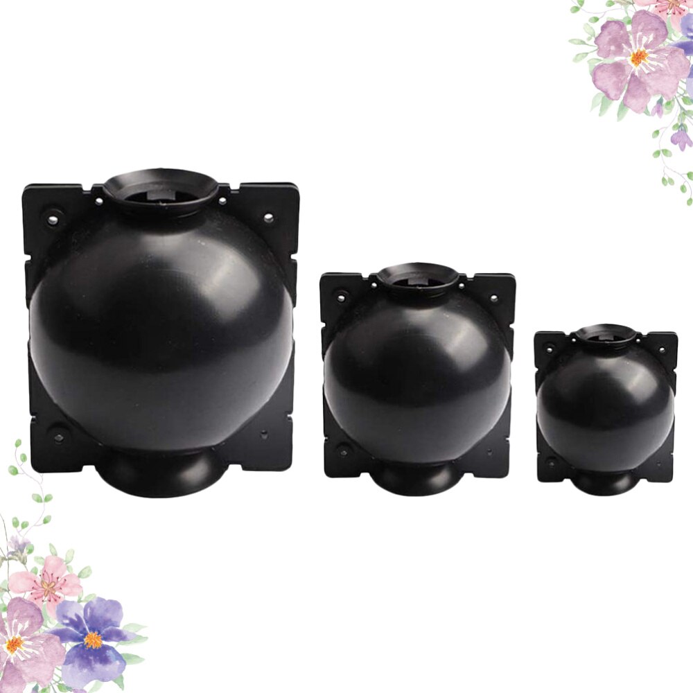 3PC SBotany Root Controller Booster Root Growth Box Soil Cultivate Vase for Rose: large medium trumpet