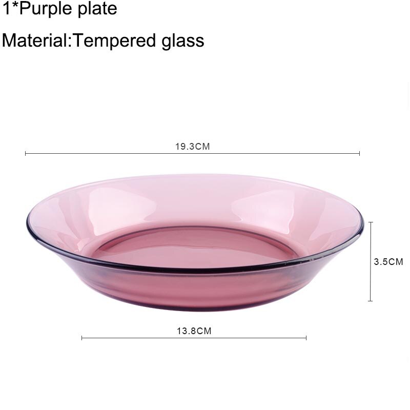 Nordic Glas Dessert Kom Groente Fruit Salade Mengen Kom Ramen Kom Eettafel Plaat Keukengerei Tool Thuis Servies: C