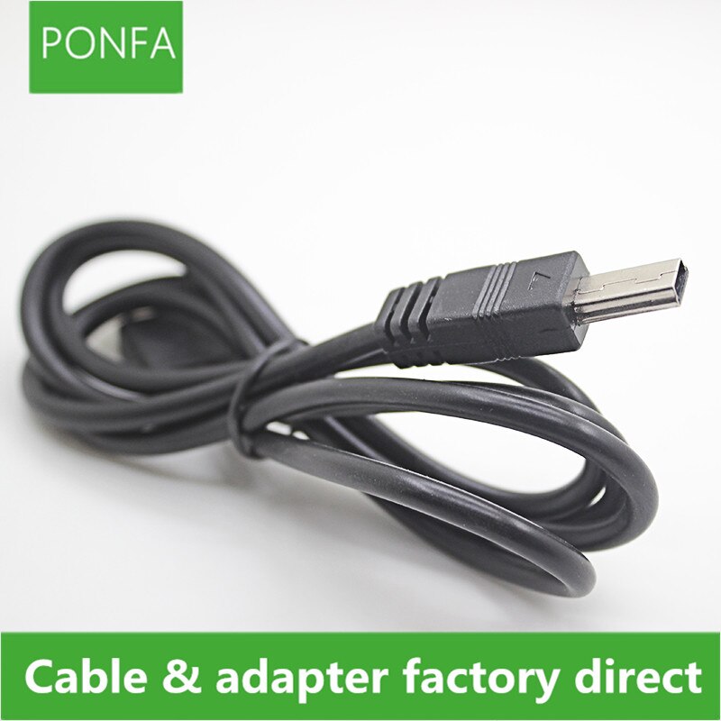 Mini usb 2.0 a han til mini 5 pin b lade data kabel adapter til  mp3 mp4 spiller digital kamera telefon 14mm langt stik