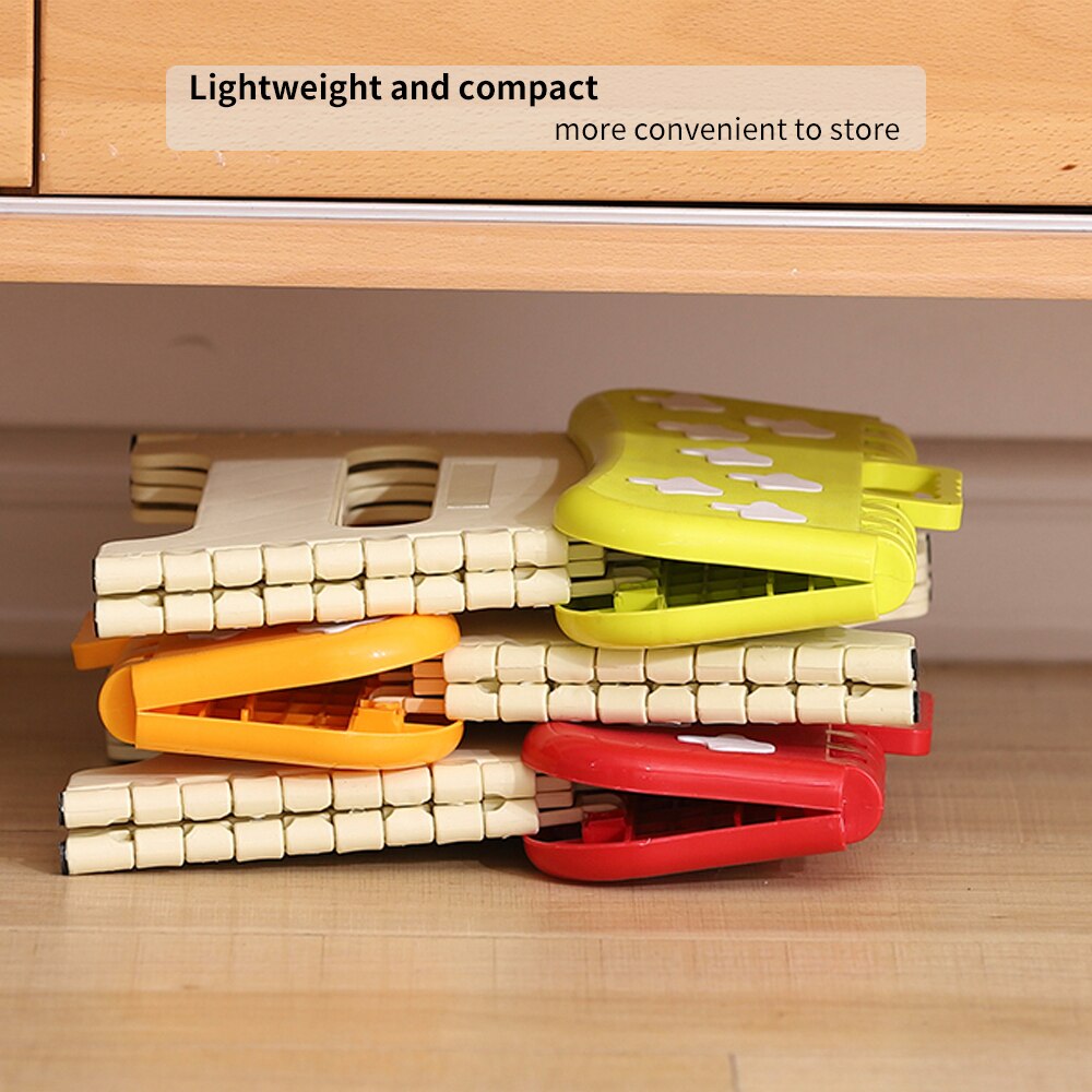 Sedia per bambini Sveglio di Plastica Portatile Sgabelli Addensare Passo bambino Pieghevole Sgabello di Plastica Pieghevole Sedie Bambini Sgabelli Giallo Arancione