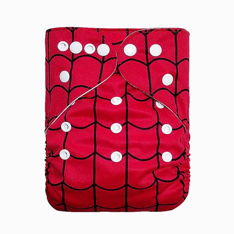 3-15KG Baby Cloth Diaper With 1pcs 4-layers Insert Washable Nappies ECO-Friendly Diaper Pocket Adjustable Reusable Cloth Diapers: N001