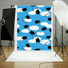 cool Graduation 3D studio background cloth Photography Backdrop Bachelor Gown Backgrounds For Photo Studio summer tide#40