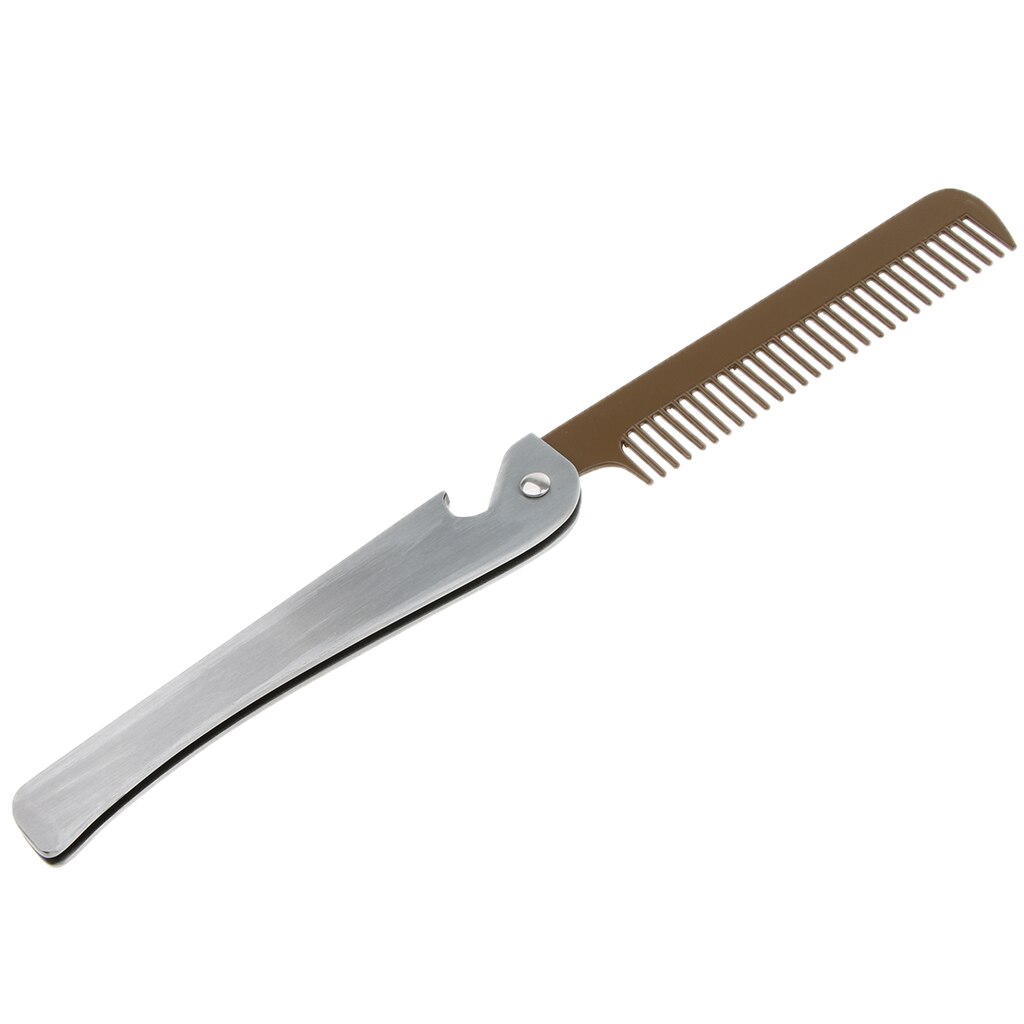 folding skjegg barbering å danne kam bart børste styling mal til menn