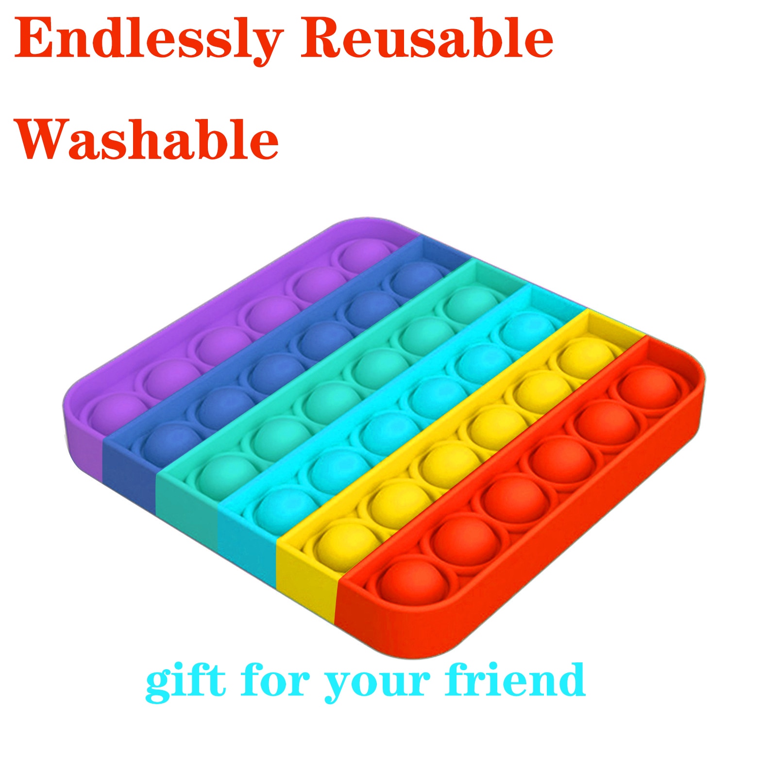 Hot Push Bubble Fidget giocattoli giocattolo Antistress per adulti Popit Antistress morbido Squishy regalo Antistress scatola Antistress speciale