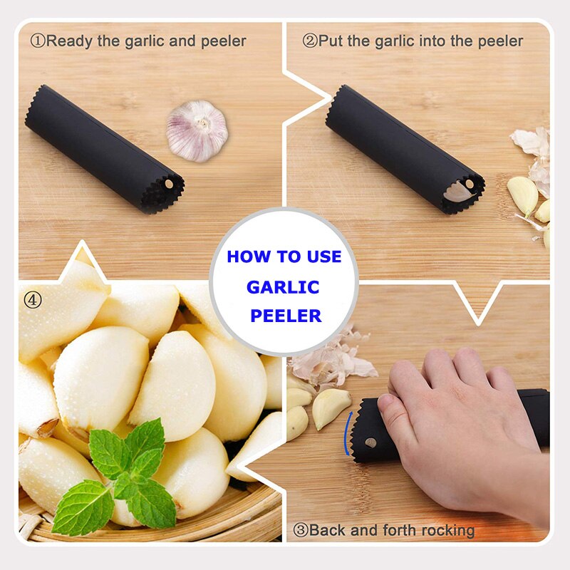 1pc Silikon Knoblauch Schäler Knoblauch Rolle Stripper Knoblauch Schälen Rohr Aktualisierung Rolle Rohr Knoblauch Gemüse Werkzeuge Küche Spielereien