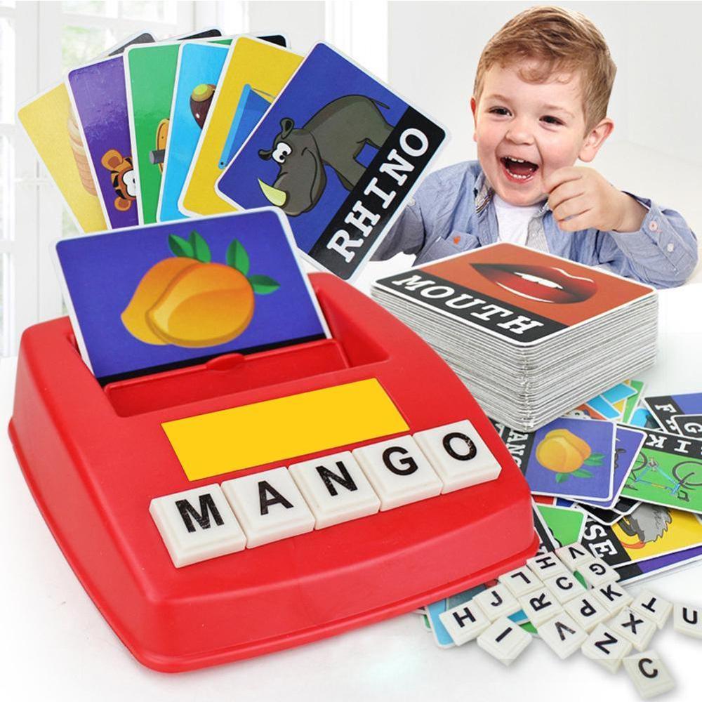 Alphabet Letter Spelling Game For Kids Preschooler English Puzzles Educational Teaching Hobbies Machines Learning Langu Y0J4