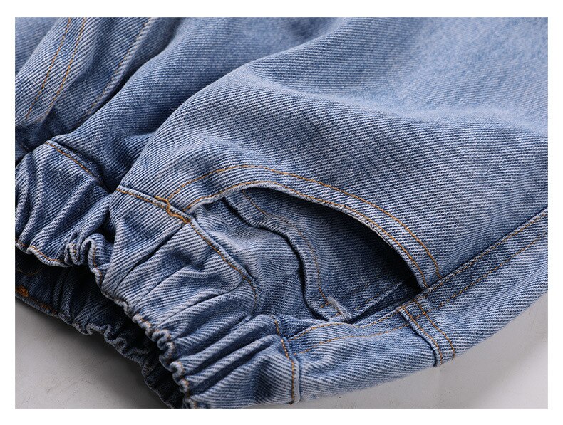 Jeans bleu Denim pour adolescentes, pantalons décontractés de 10 12 13 14 ans, printemps automne