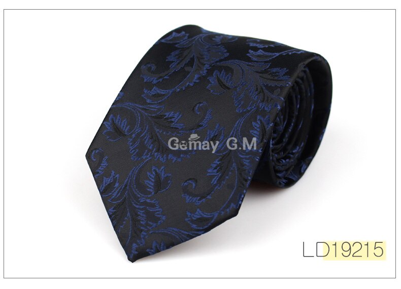 Männer Krawatten für Geschäft Formale Hochzeit Krawatte für Männer 8cm Streifen Punkte Krawatte Anzüge Krawatte Jacquard Krawatte: LD19215