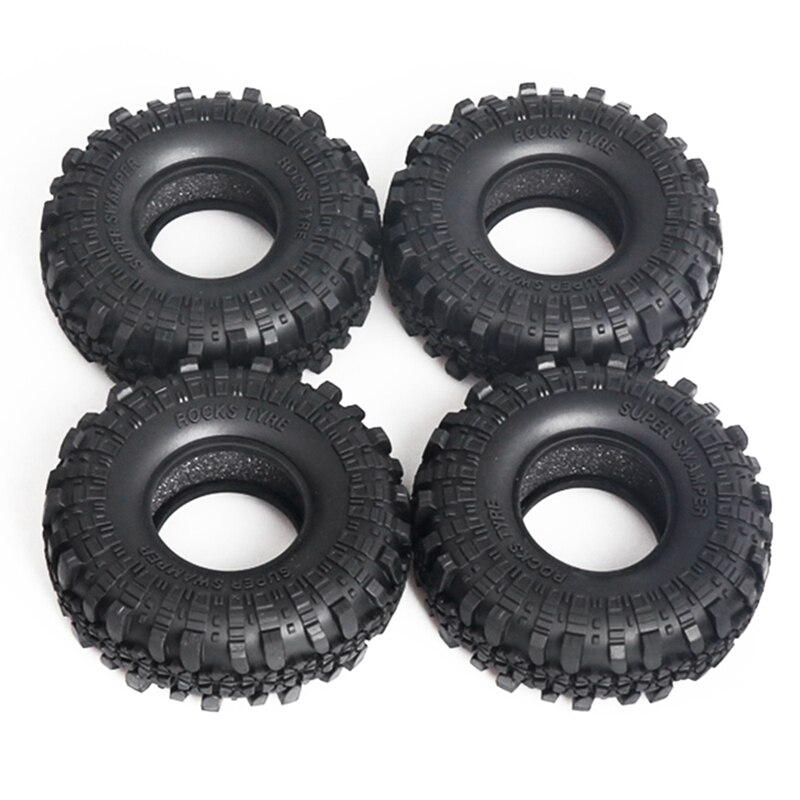 1/10 1.9 Inch Climbing Car Tire Skin 110 Mm Tire Belt Sponge Inner Liner Tire Width 36 Mm (A Set of Four)