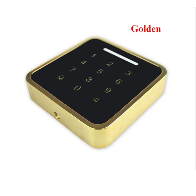 Metal Case Access Controller Password ID Card Reader 125KHz RFID Access Control Keypad 13.56mhz: ID Golden