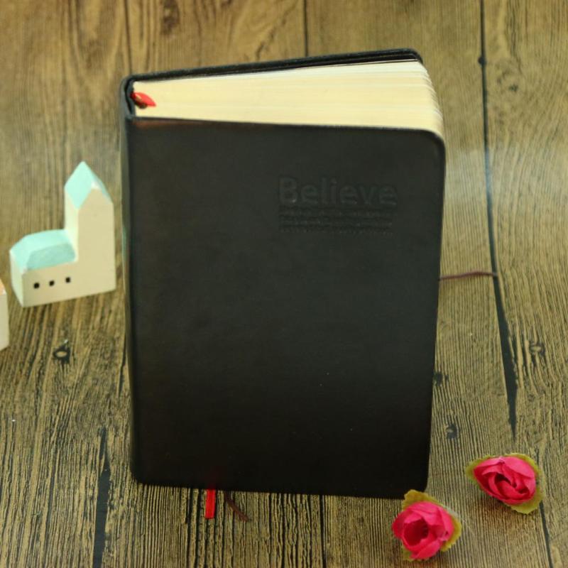 Vintage tykt papir notesbog notesblok læder bibel dagbog bog notesblok læder bibel dagbog bog kontor papirvarer supplie