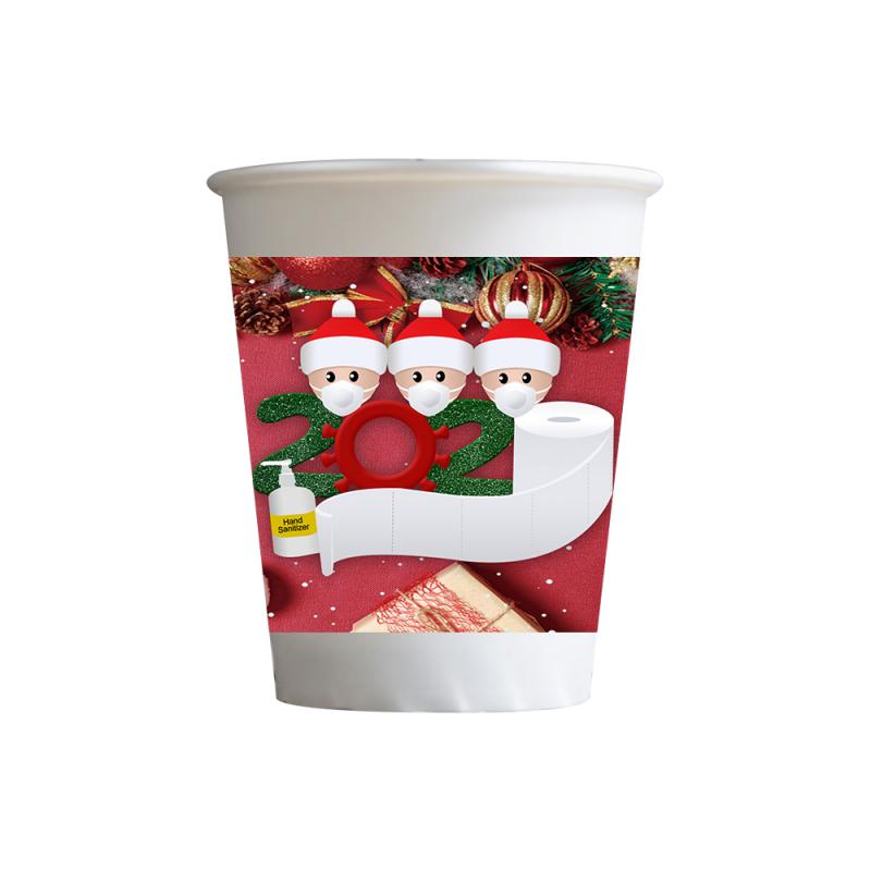 Santa Claus MuÃ±ecos De Navidad Hechos Con Vasos Desechables Vasos