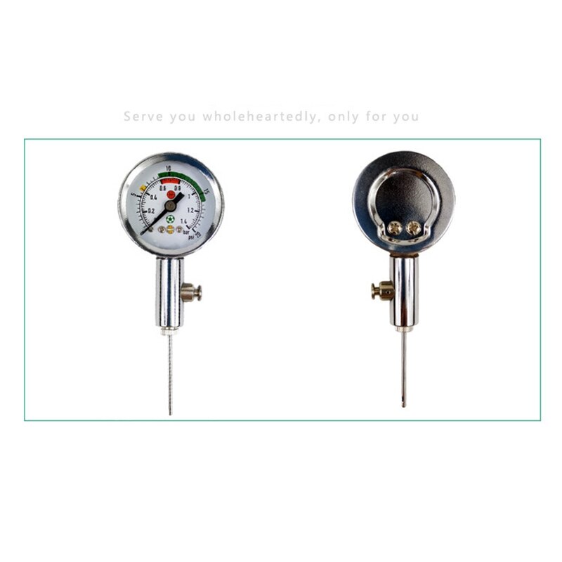 Air Pressure Gauge Ball Meter Basketball Football Volleyball Stainless Steel Barometer Tools