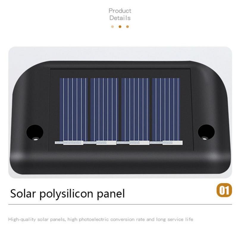 Luces Led solares de exterior de 8/4/1 Uds., luces de paso a prueba de agua, lámpara Solar de valla para Patio, escaleras, luz Solar de jardín
