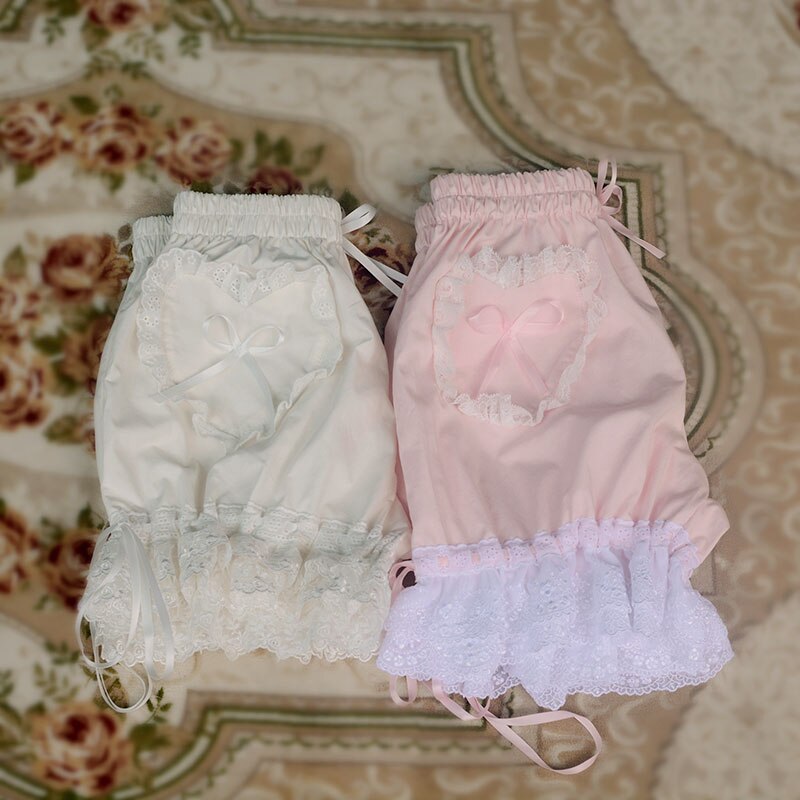 Doux lolita sécurité pantalon mignon citrouille pantalon vintage dentelle victorien pantalon kawaii fille gothique lolita shorts tea party loli cos