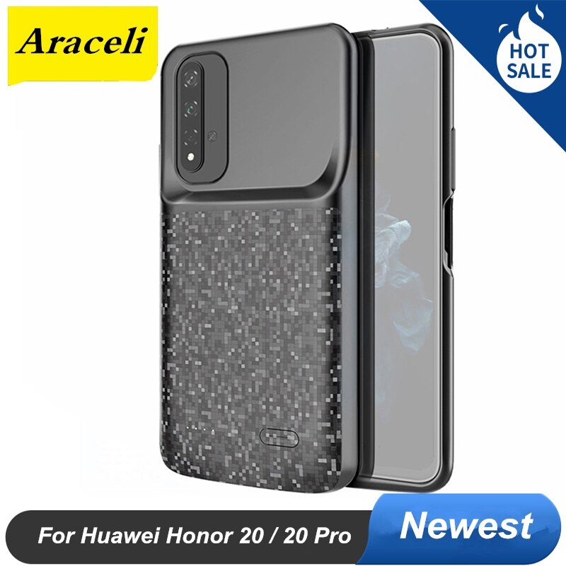 4700 mah Voor Huawei Honor 20 20 Pro Batterij Case Smart Phone Stand Batterij Cover Smart Charger Power Bank