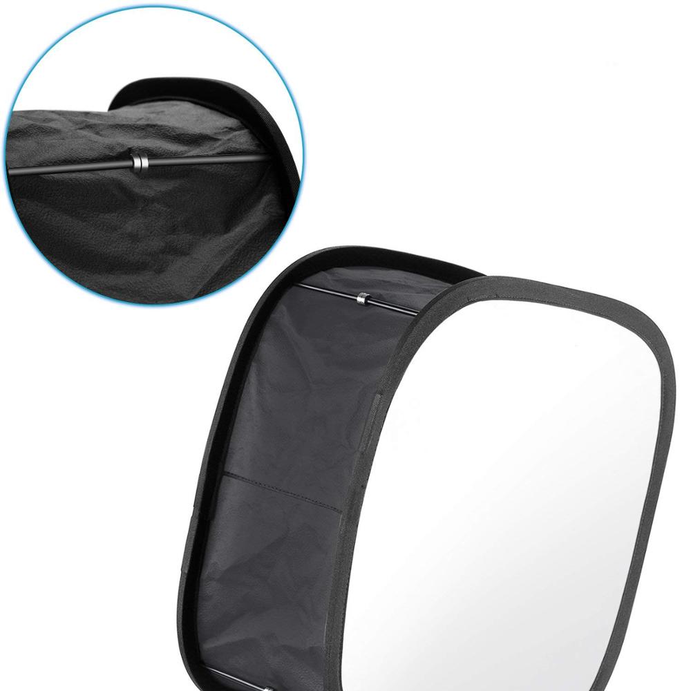 Diffusore Softbox 23*23 per YONGNUO YN600L II YN900 YN300 YN300 III IV portato video luce pannello filtro morbido pieghevole