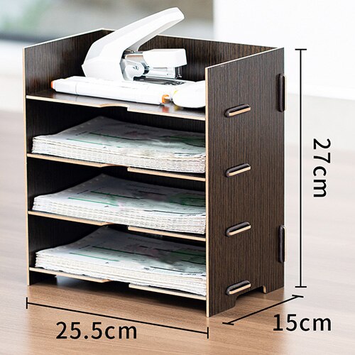Support de rangement en bois pour CD, présentoir pour fichiers vidéo DVD, boîte de rangement pour CD: 2