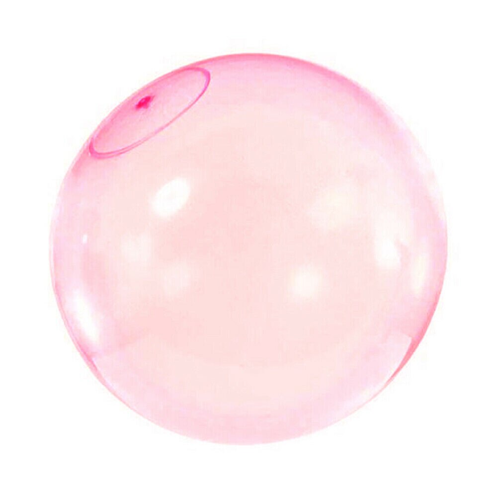 Bola de burbuja inflable de gran tamaño, pelota de burbujas súper Wubble resistente a los desgarros, pelotas para exterior, globo de baño: pink120cm