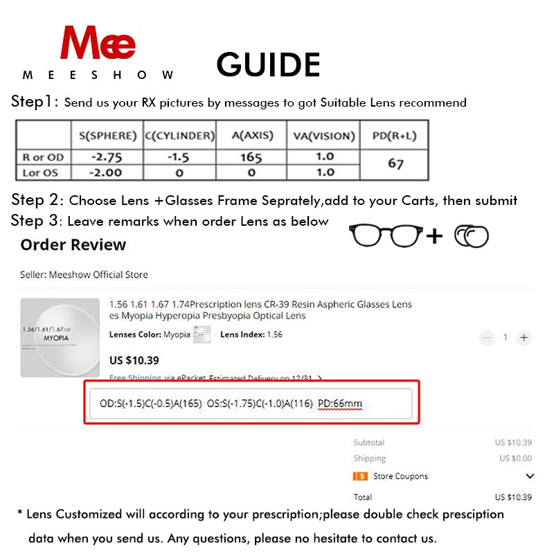 1.56 index Progressive supertoughness Lens glasses Optical Lenses For Myopia custom multifocal lens