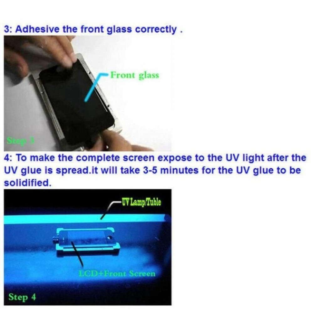Tp -2500 klar lim optisk klar klæbemiddel loca uv limvæske til briller telefonpanel skærm reparation glas skolekontor  #w3