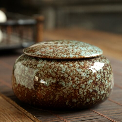 JIA-GUI LUO Ceramic Tea Caddies Tea Bag Storage Box Tea Container Tea Tins Tea Box Tea Storage Tea Organizer D115: 4