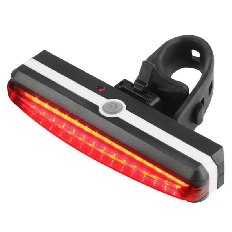 Ultra Bright Bike Light USB Rechargeable Bicycle Tail Light High Intensity Rear LED Night Outdoor Cycling Safety Flashlight ww: Red