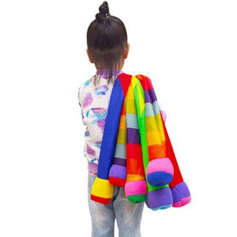 Grappig Hand Gooi Meteor Rainbow Bal Lint Zandzakken Zintuiglijke Spelen Apparatuur Outdoor Speelgoed Voor Kinderen Sport Games Kid