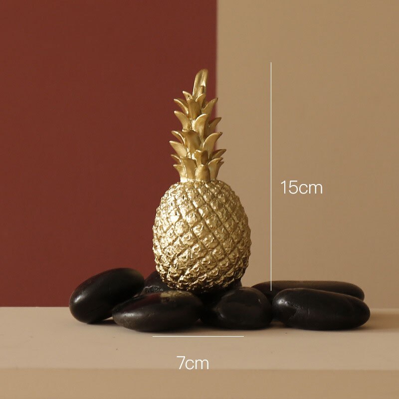 nordisk lys luksus keramisk ananas gyllen hjem stue veranda modell rom myk dekorasjon bryllup: Stil 3