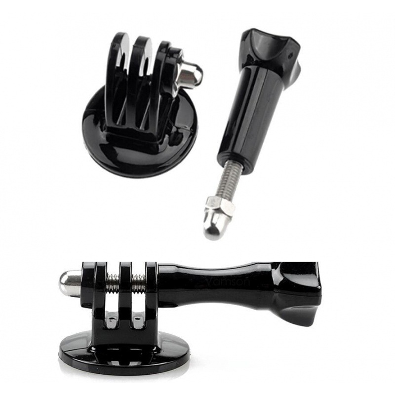 Bola de 1 pulgadas para reposacabezas de coche, soporte para GPS con cabeza de bola, Base de 10mm para motocicleta GoPro Yi Insta360, accesorios para teléfono con cámara: CAMEL