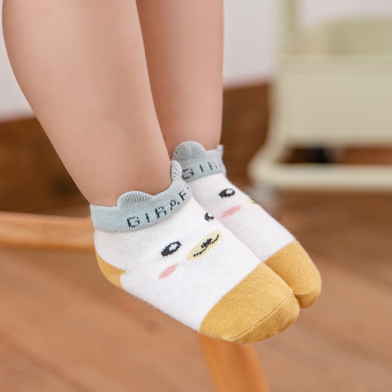 Warmom 3Pairs Baby Meisje Jongen Sokken Pasgeboren Bebe Goedkope Stuff Vloer Anti Slip Sox Kids Baby Accessoires Baby Floor sokken