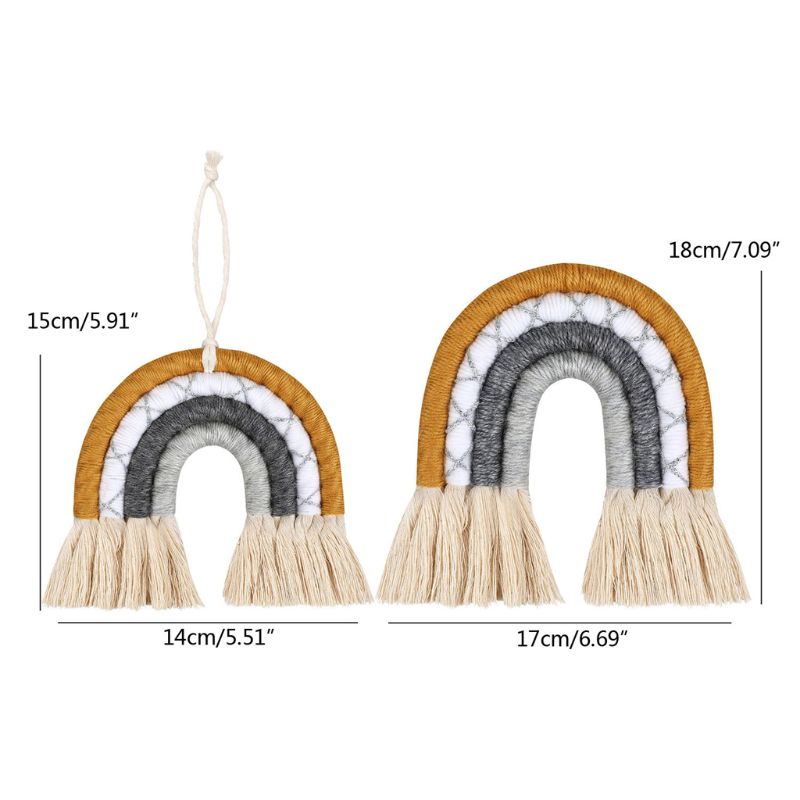 家の装飾虹ウィービング飾り北欧新鮮なシンプルな子供ルームの壁 P31B