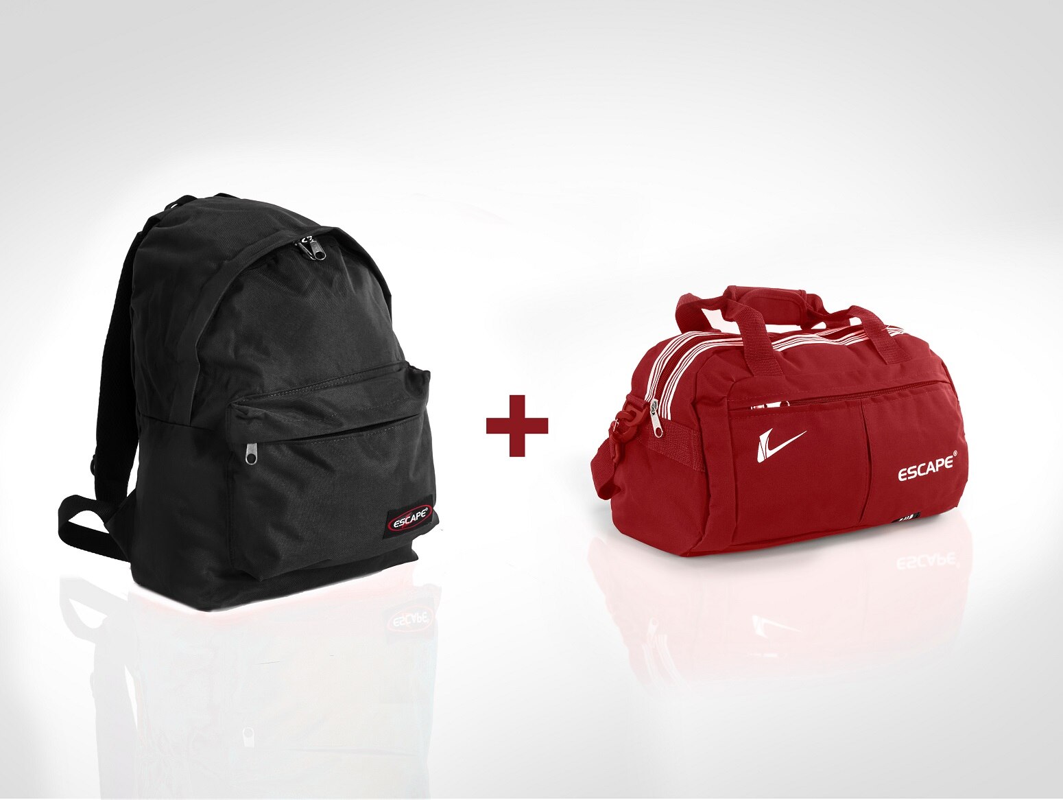 ESCAPE 561 SEASON SCHOOL AND BACKPACK BAG AND ESCAPE 110 SPORTS BAG