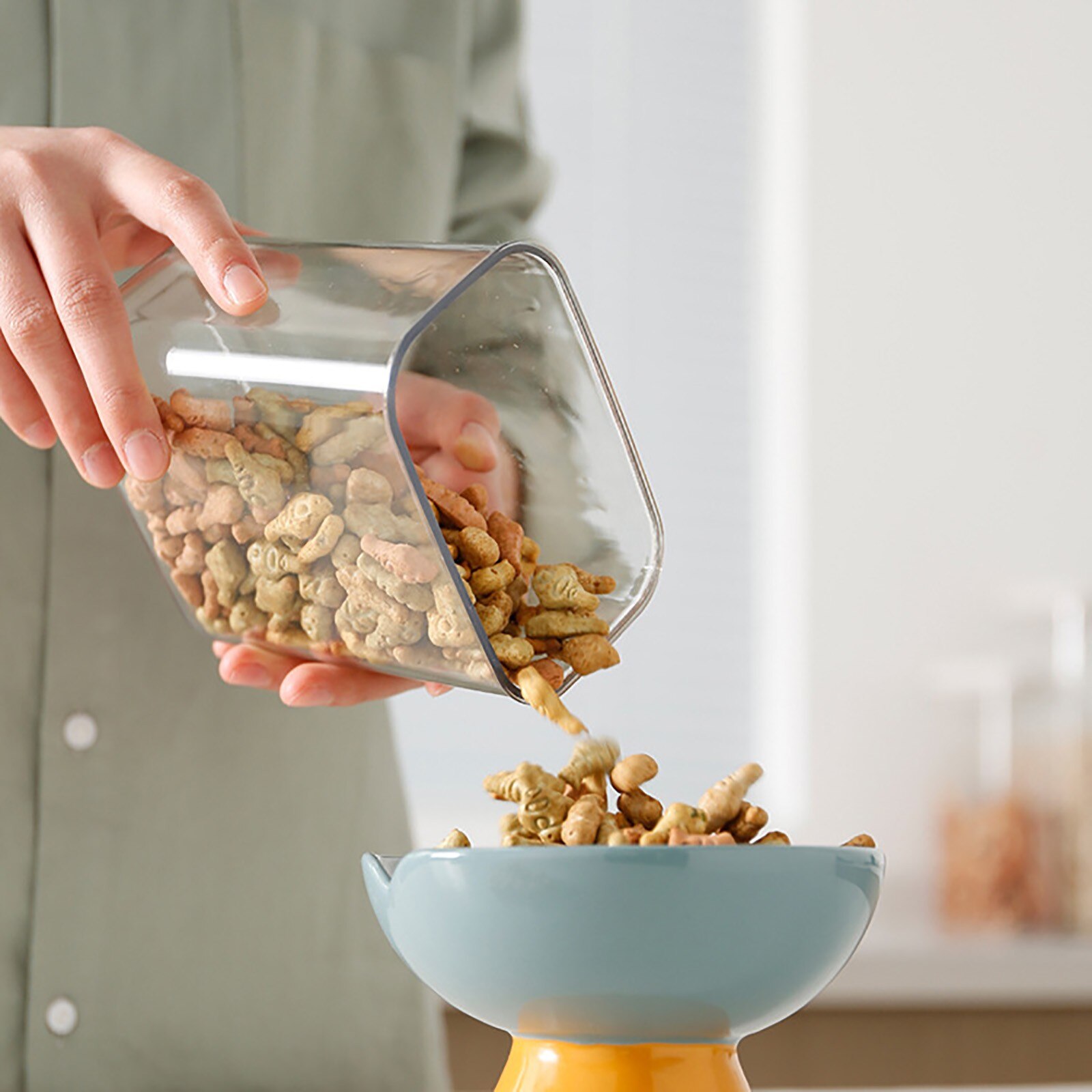 Snack Storage Buckets Sealed Moisture-proof Containers Sealed Cans Torage Box Sealed Moisture-proof Storage Tank Organizer