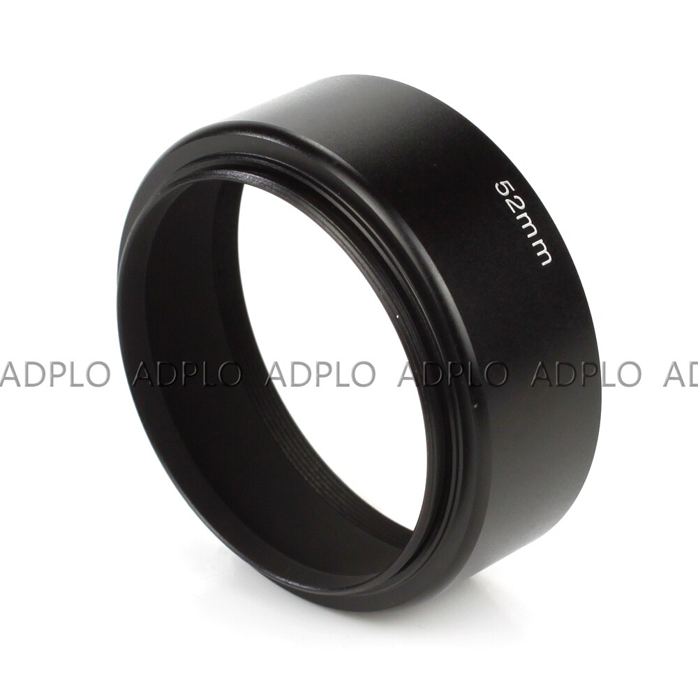 37 39 40.5 43 52mm metal standard screw in mount lens hood for Canon for Nikon for Pentax for Olympus for Sony