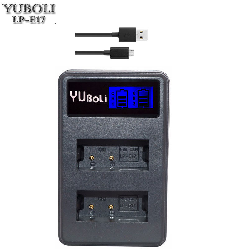4x7,4 v 1300mah batería LPE17 LP E17 LP-E17 batería para Canon EOS 200D M3 M6 750D 760D T6i T6s 800D 8000D beso X8i cámaras: old charger