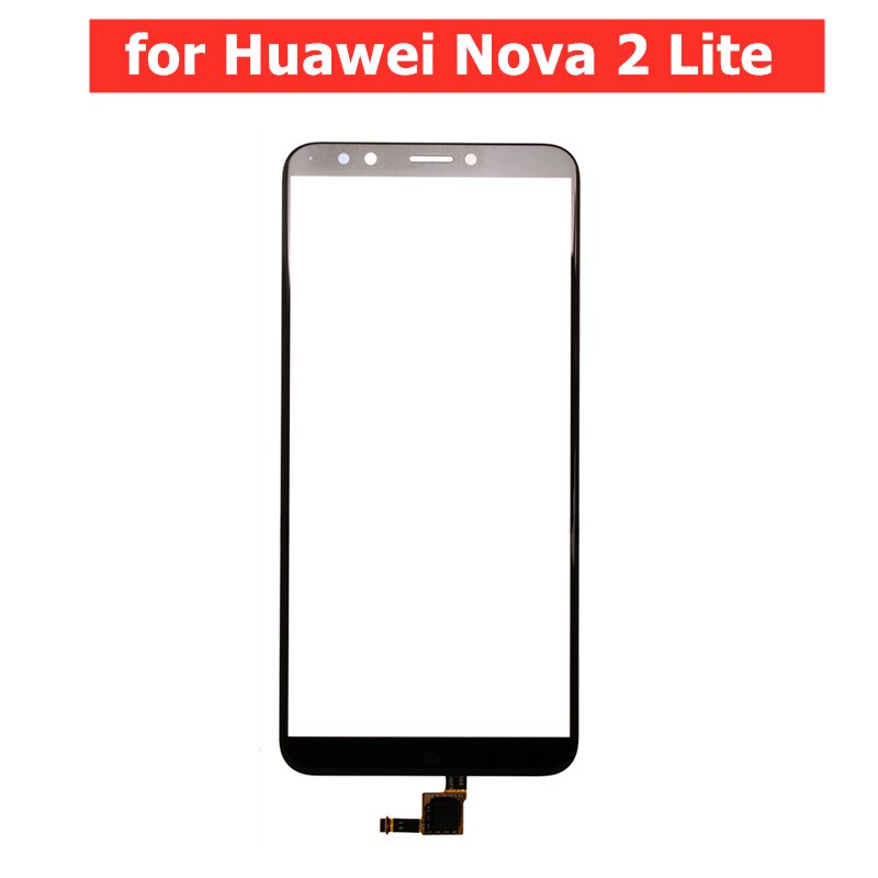 Per Huawei Nova 2 Lite Touch Screen del Pannello Frontale di Vetro Anteriore Esterno di Vetro di Tocco del Sensore per Nova2 Lite Sostituire Riparazione pezzi di Ricambio