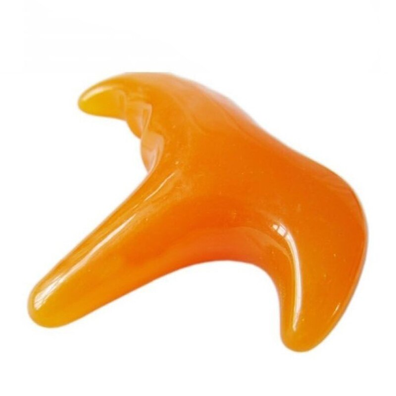 Gezondheidsspa schrapen chinese traditionele voetmassage acupunctuur lichaamspunten massage gua sha board bijenwastherapie