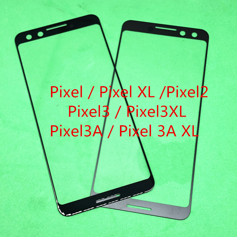 10Pcs Vervanging Lcd Front Touch Screen Glas Outer Lens Voor Google Pixel 3 / Pixel 3XL / Pixel 3A / Pixel 3A Xl