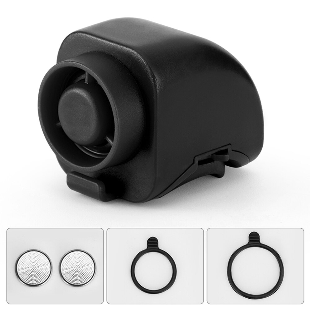 Electric Bicycle Bell Loud Horn 130 db Volume Fixed Gear Folding Mountain Road Bike MTB Handlebar Alarm Bells Cycling Accessorie: Black Set