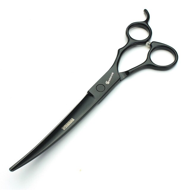 7 inch Cat and dog styling tools pet scissors up Curved scissors Animal scissors Cats Hair Cutting: Up Curved scissors