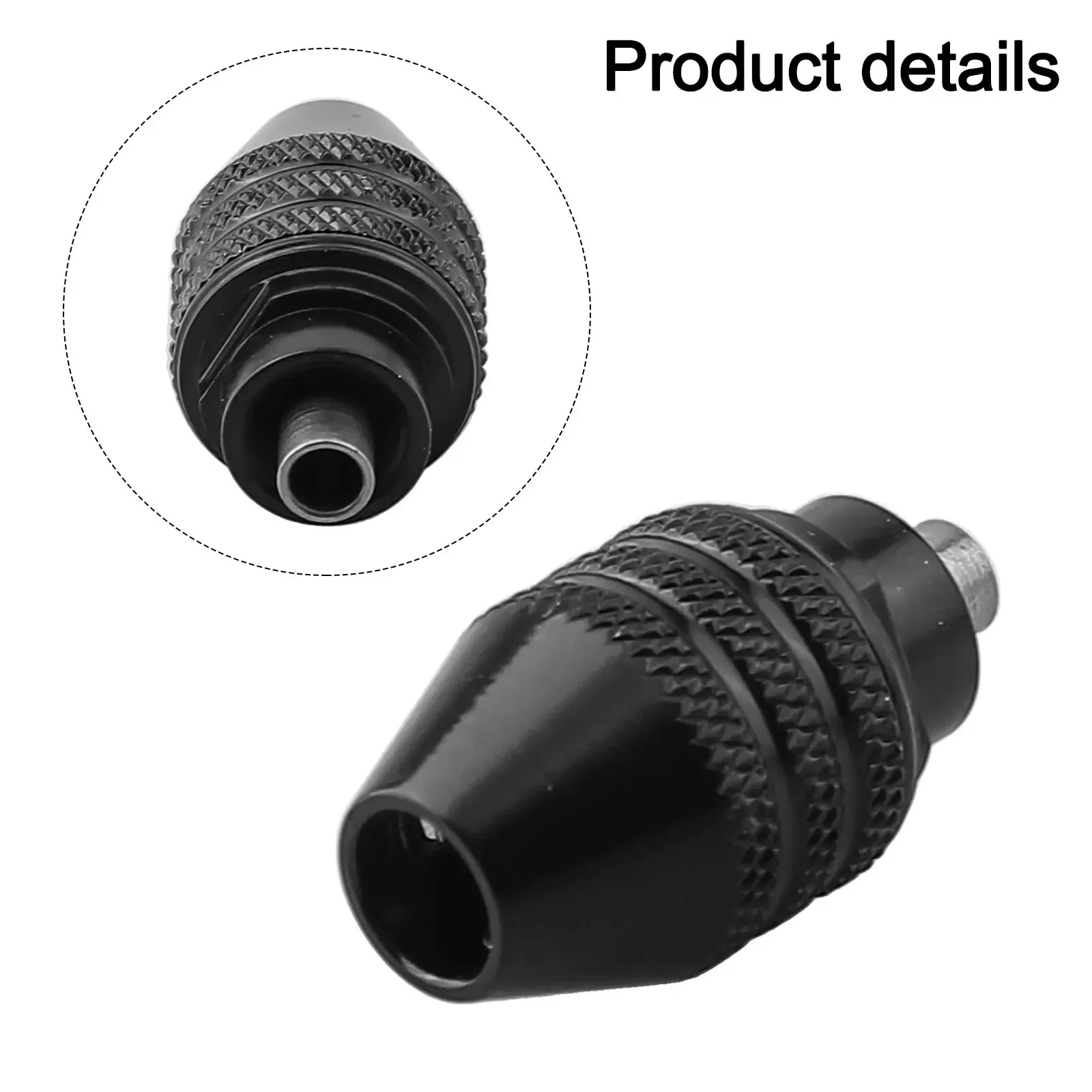 1pc 0.3-3.2mm boorkop voor worx  wx106 polijstmachine, elektrische hamer, sleutel, adapter voor elektrische boormachine, roterend gereedschap
